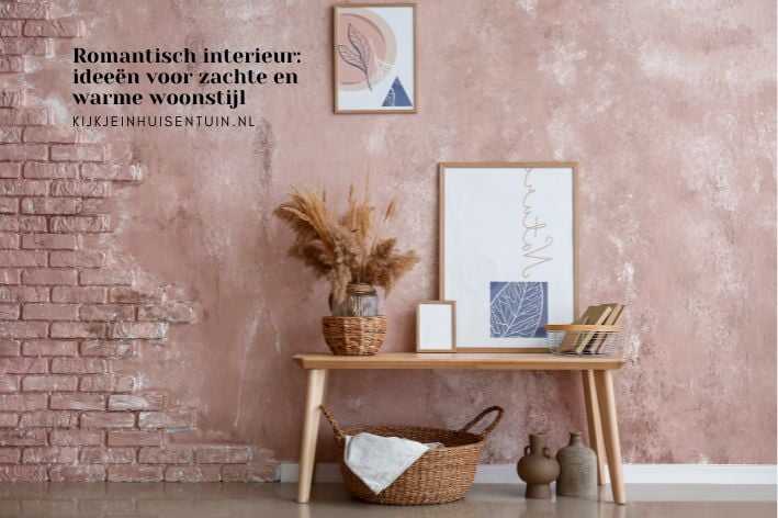 Romantisch interieur: zachte warme woonstijl ideeën