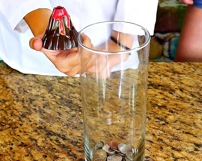 The Wild Adventure Girls, miniture volcano, diy, how to make a volcano steps