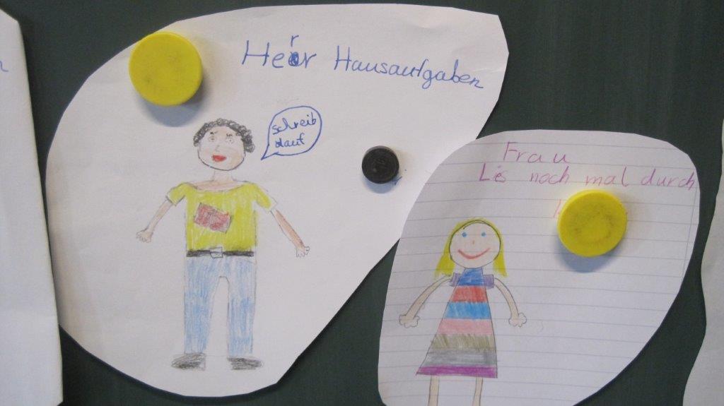 Schreibhandwerker - von den Kinder der 4a erfunden