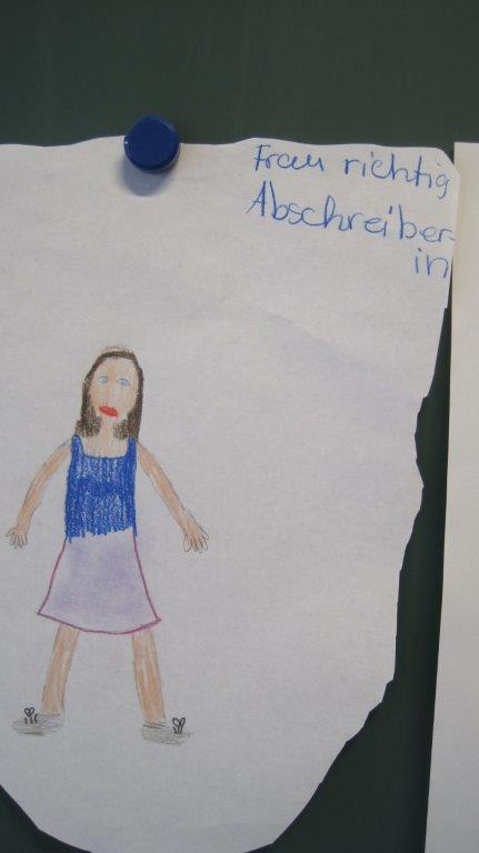 Schreibhandwerker - von den Kinder der 4a erfunden