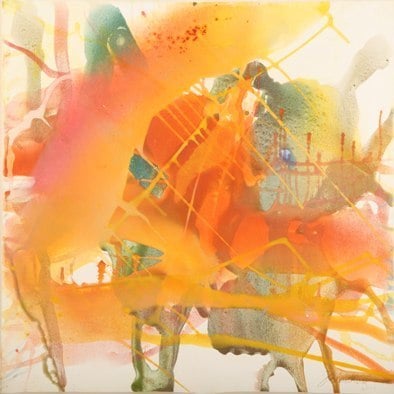 4411 O.T., Erdfarben auf Leinwand, 2011 80 x 80 cm