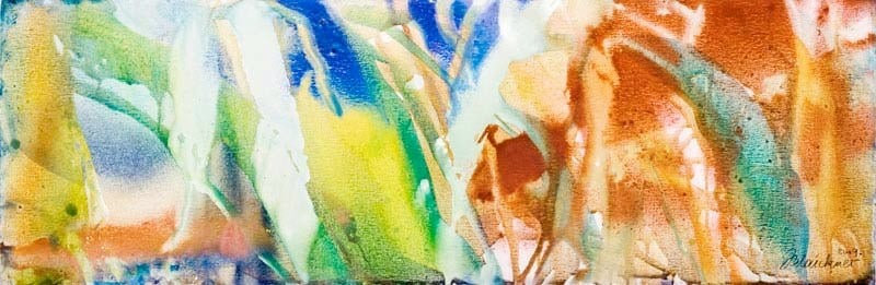 0K O.T. Erdfarben auf Leinwand, 2009 120 x 40 cm