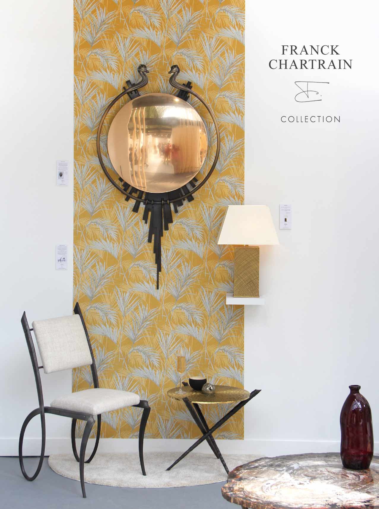 Etrusque Mirror / Forge Ruban Chair / Météorites Tables / Eclat Lamp