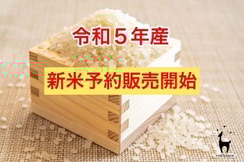 令和５年産　新米予約販売開始！