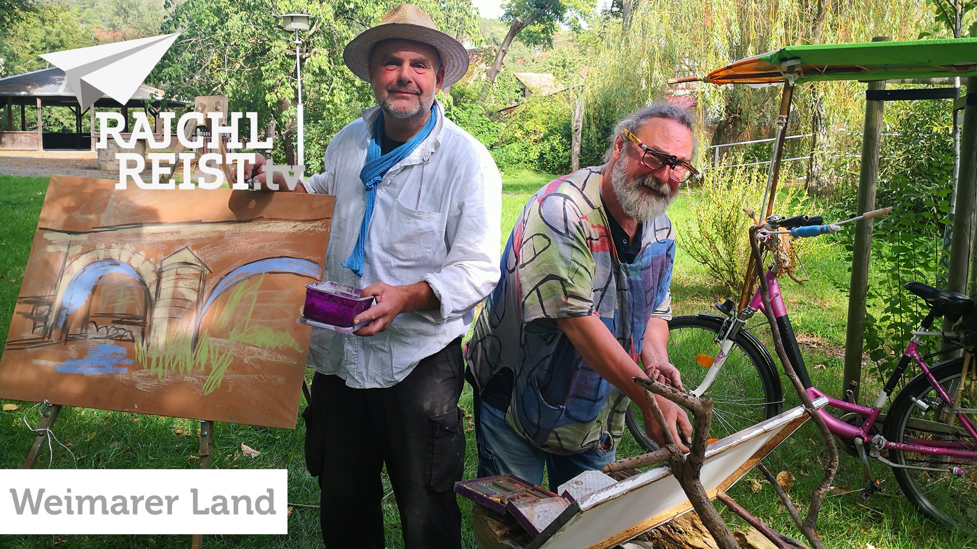 Weimarer Land: Wie ich in der „Toskana des Ostens” zum Gemälde-Motiv geworden bin