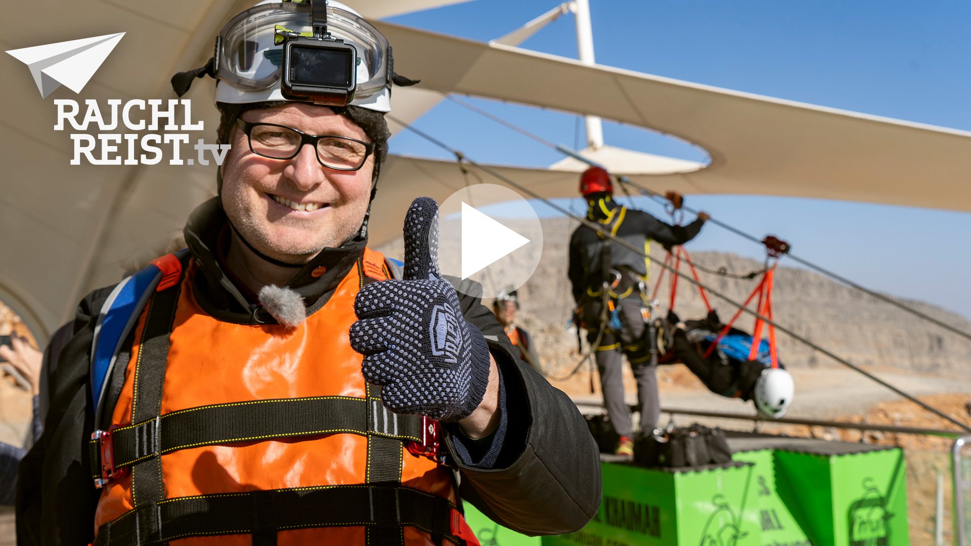 Ras Al Khaimah: Als lebende Gondel auf der längsten Zip-Line der Welt