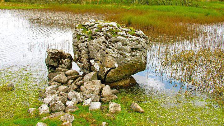 „Stein der Teilungen": Angeblich der Mittelpunkt Irlands