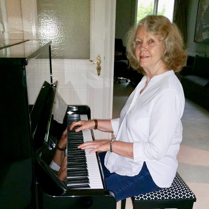 Armgard Seegers-Karasek: "Ohne Corona hätte ich wohl nicht wieder mit Klavierspielen angefangen."