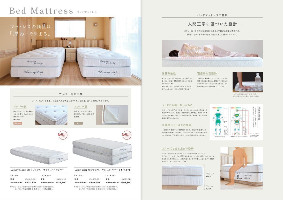 ベッドマットレス
