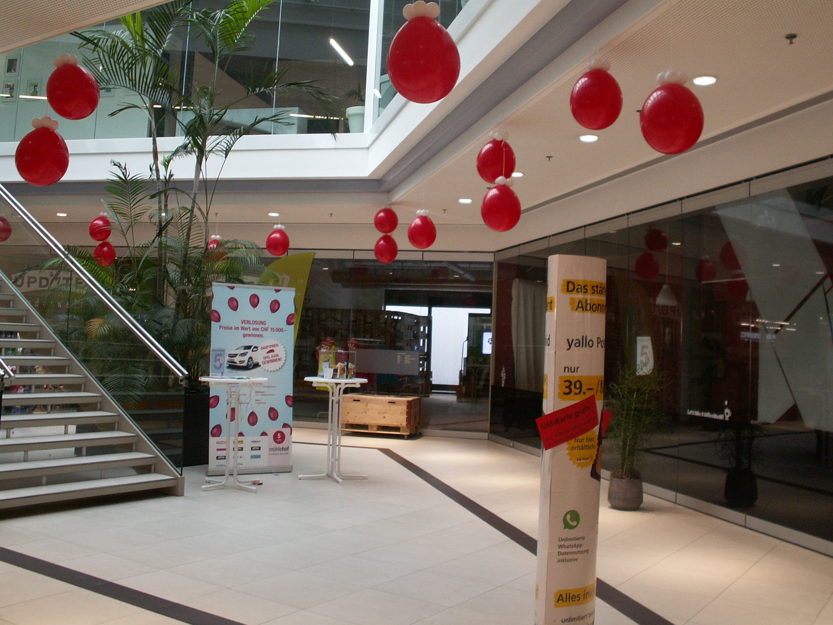 luftgefüllte Ballons