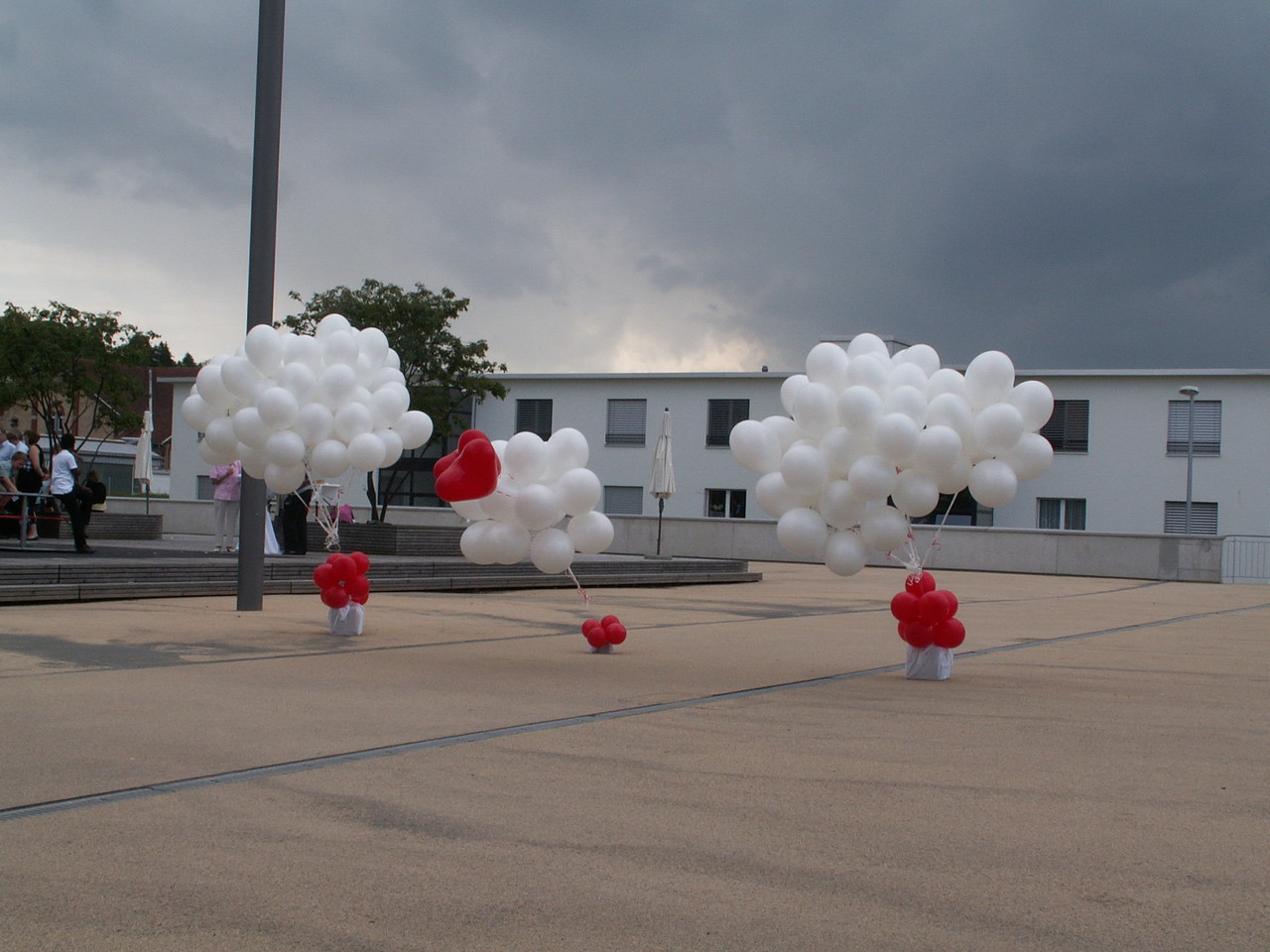 fliegende Glückwünsche