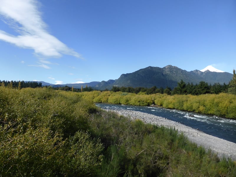 Puente Quelhue Rio Trancura