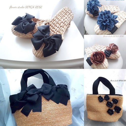 縫わないリボン認定講師　 flower studio SONIA ROSE 作品