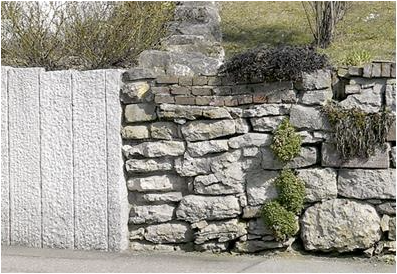 Leipziger Allerlei: Inhomogenes Sammelsurium aus  verschiedenen Steinen und Bauweisen