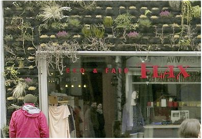 Vertikales Wandbegrünungssystem mit integrierter Bewässerung