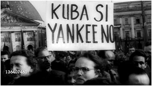 Διαδήλωση υποστήριξης της Κουβανικής Επανάστασης στο Α. Βερολίνο