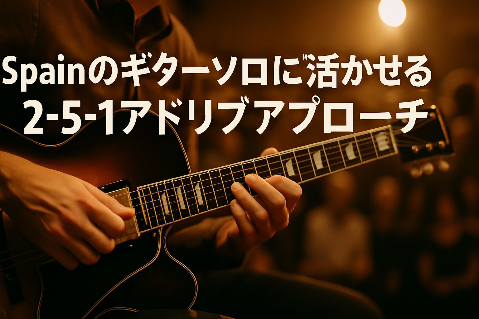 『SPAIN』ギターアドリブ3　2-5-1フレーズを入れる！