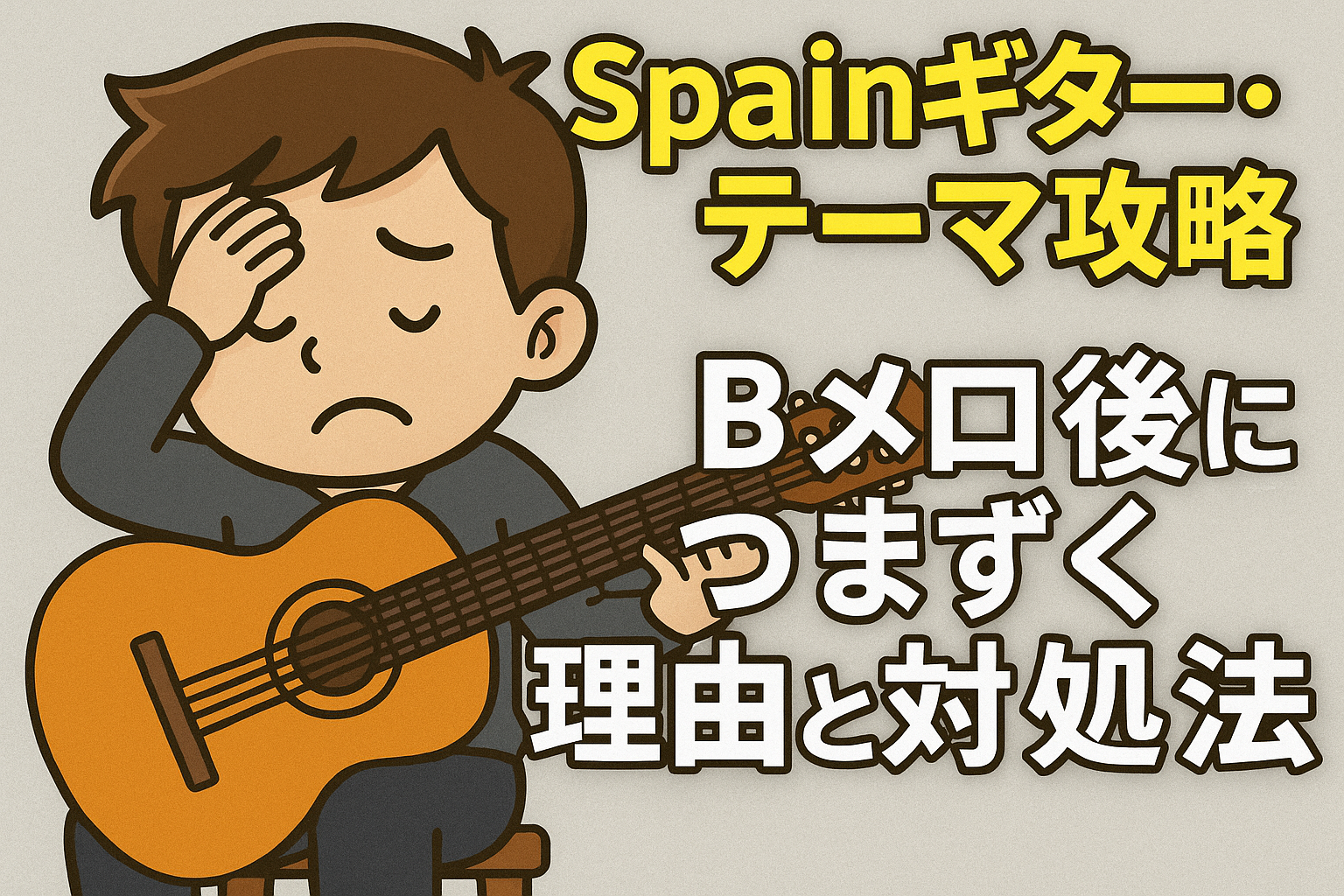 Spainギター・テーマ攻略|Bメロ後につまずく理由と対処法