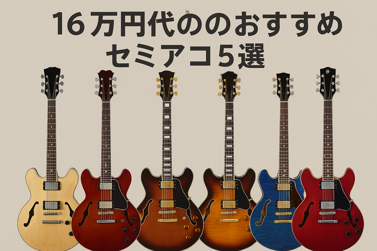 性能と価格で選ぶ — コストパフォーマンス抜群のセミアコギター 5本まとめ