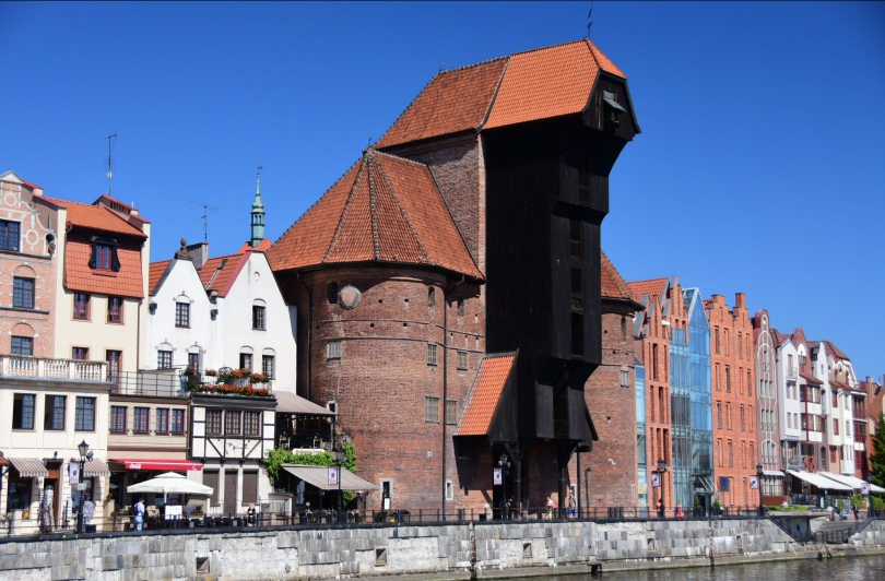 Eines der Wahrzeichen Danzigs: der historische Kran