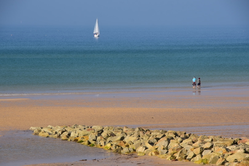 Die endlosen Sandstrände setzen sich auch in Frankreich fort