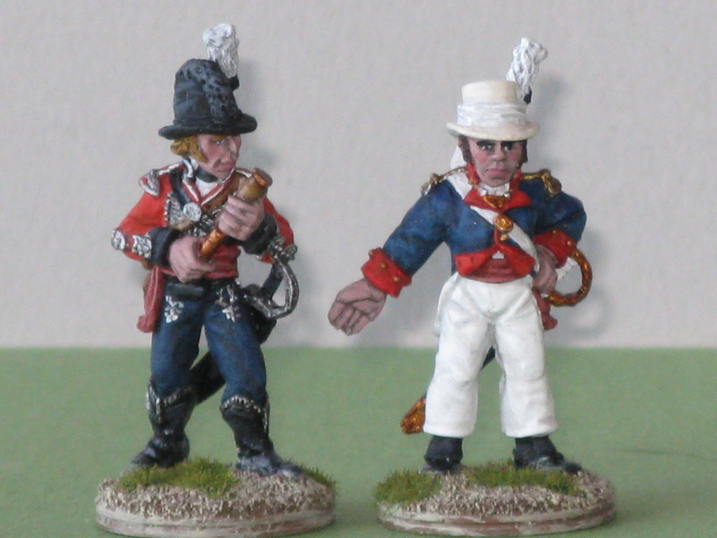 Chasseurs Officer and artillery officer of the Dominica Militia.
