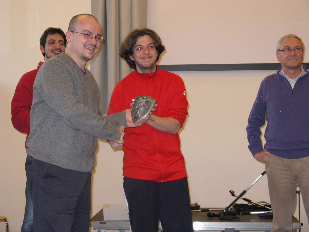 Secondo classificato, Morisi.