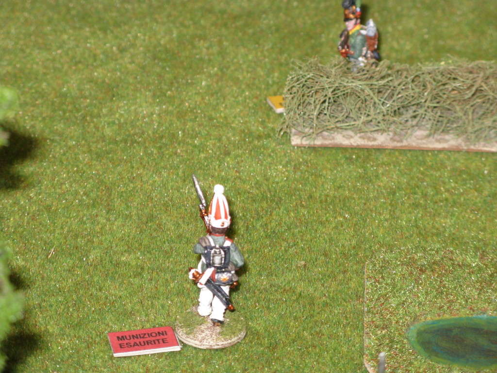 Anche senza munizioni i grantieri avanzano.