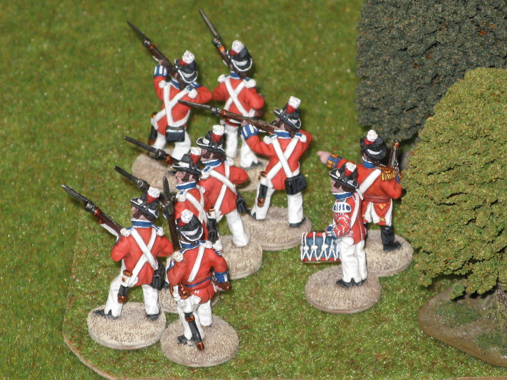 ma sono presto respinti dai francesi dentro un bosco