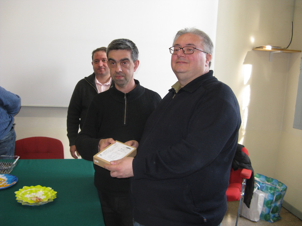 Il vincitore del premio ad estrazione: Massimo