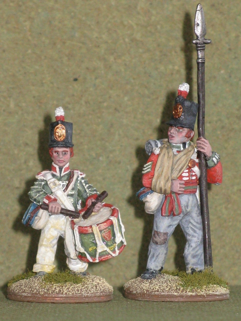 Tamburino e Sergente. Drummer and Sergeant.