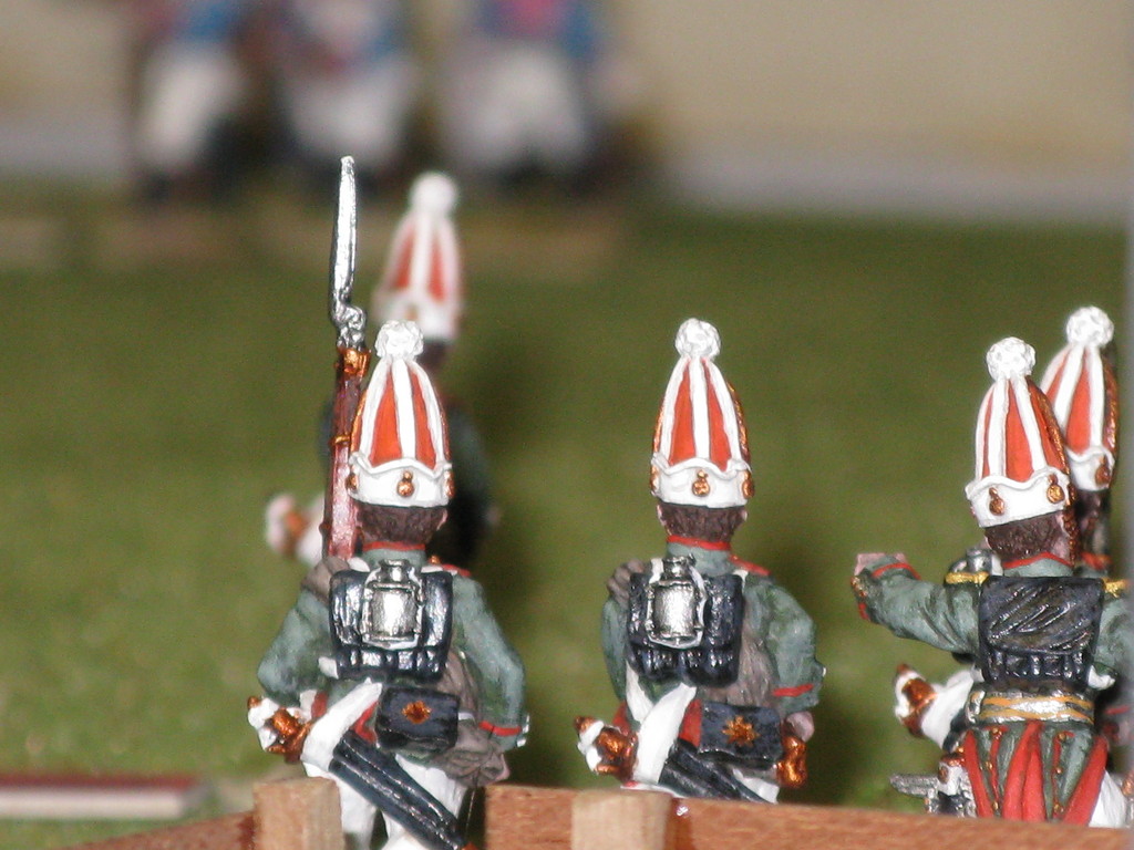 ma viene presto attaccato dai granatieri russi