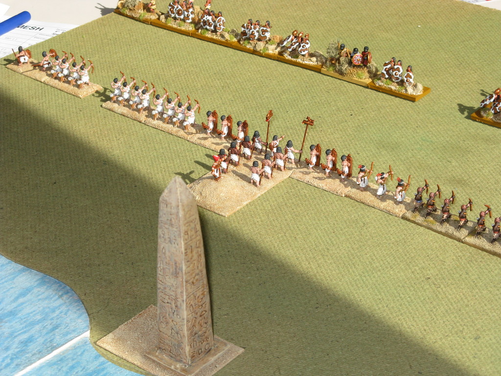 Oggi è un bel giorno per morire! - Gli Egiziani di Roberto si preparano a perdere la prima partita della giornata.