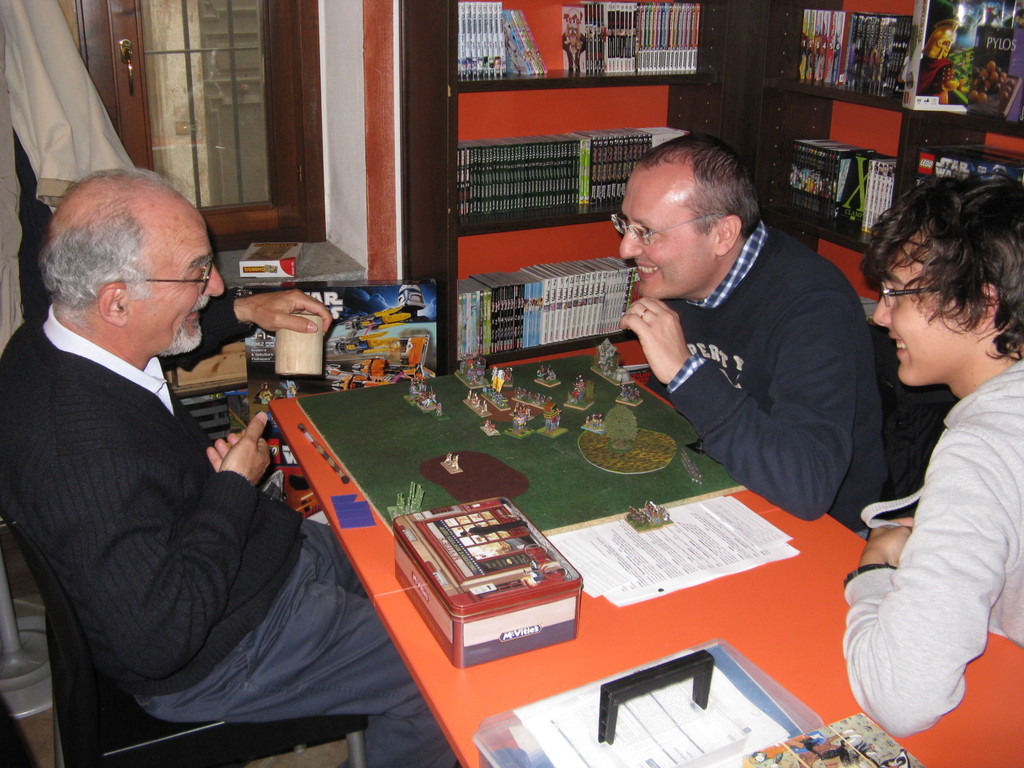 Ma cosa speri di fare con quel tiro di dado? Anche se fai 6, ti distruggo l’esercito comunque!