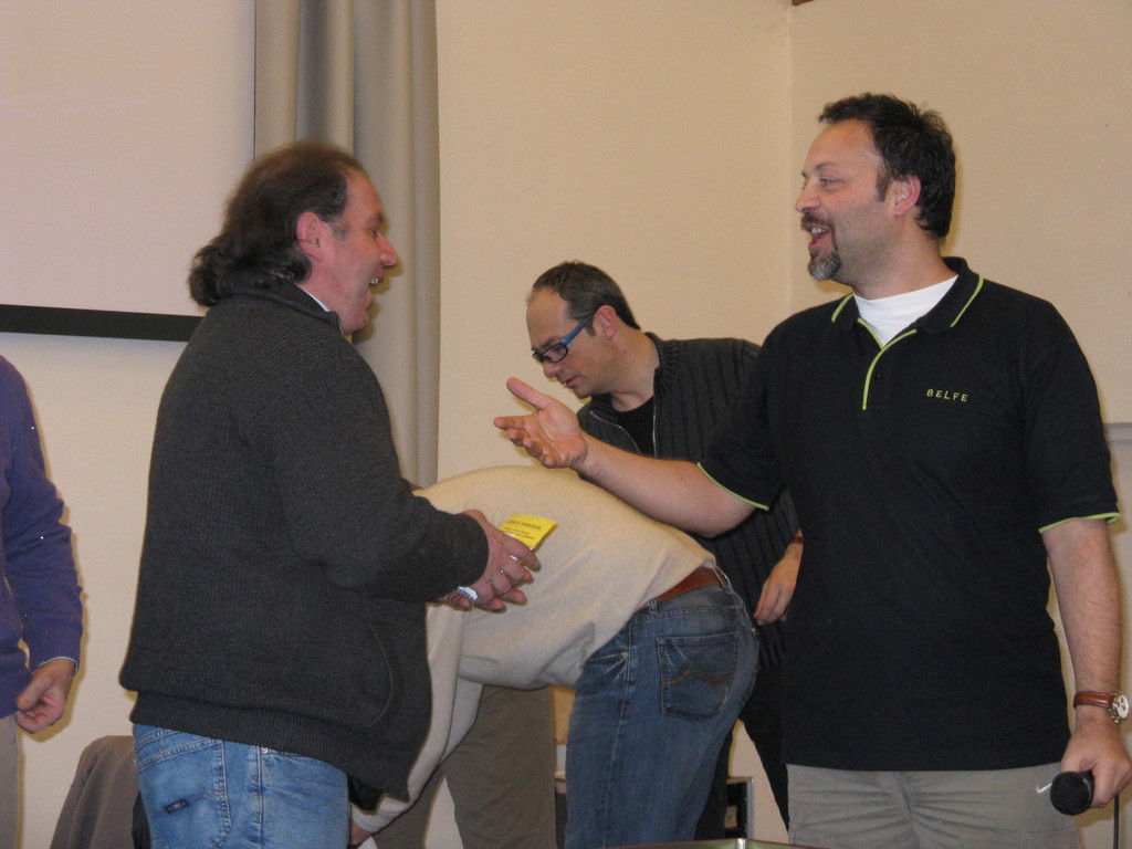 L'ultimo classificato, Bisetti, riceve un army pack.