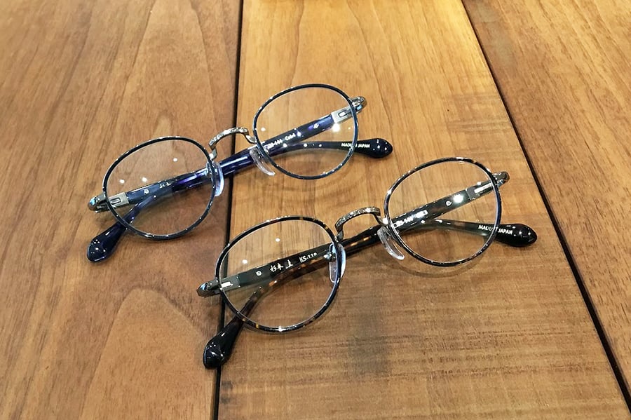 KS-118　／上) color.4 ガンメタル/ネイビー ：下) color.3 ブラウン/ハバナ