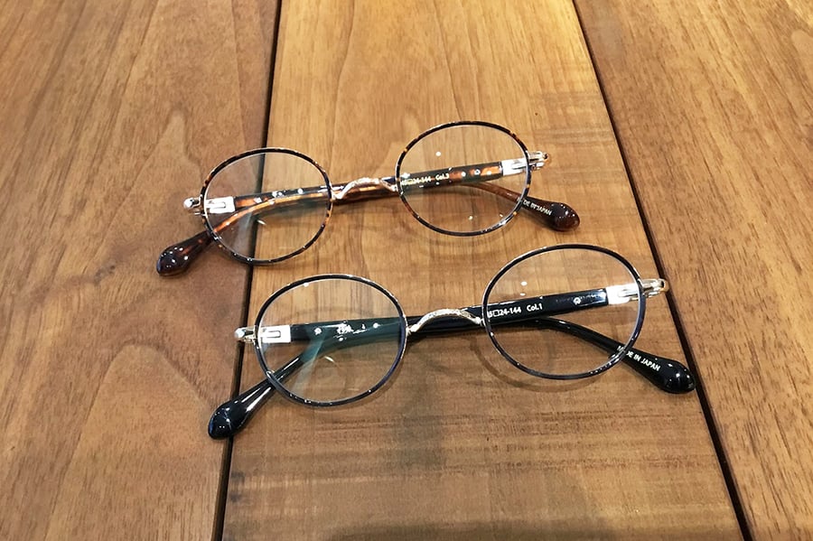 KS-120／上) color.3 ピンクゴールド/ハバナ：下) color.1 ゴールド/ブラック