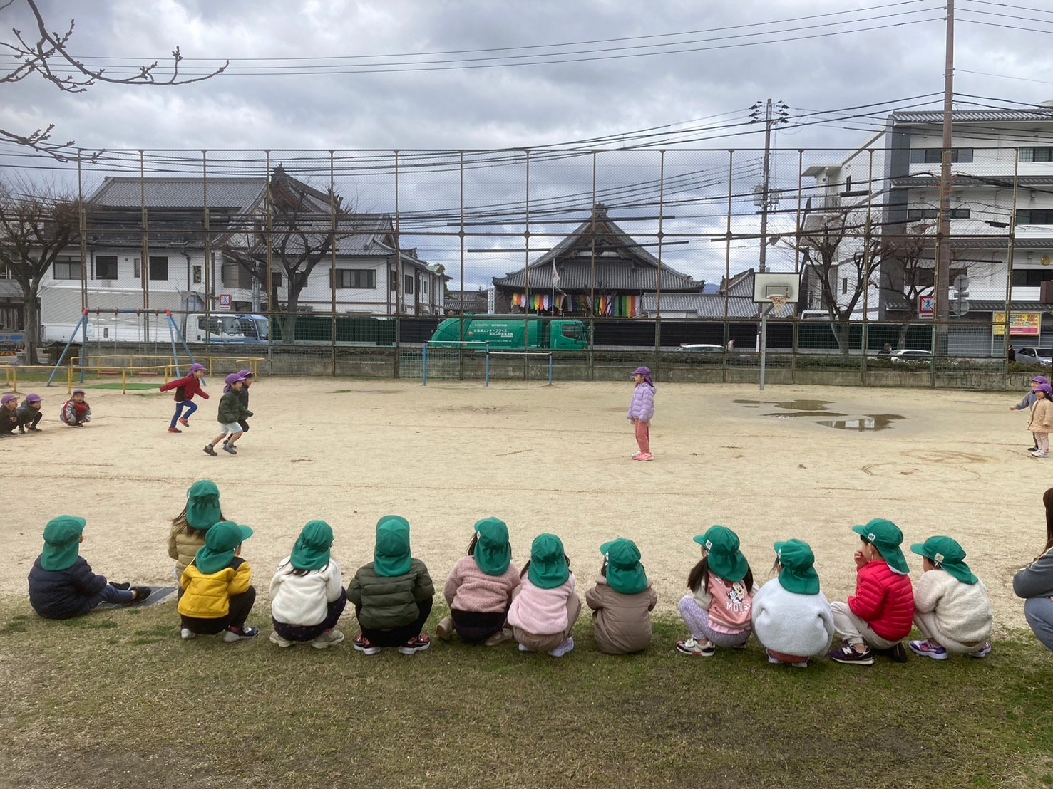 大きな声でがんばろう！