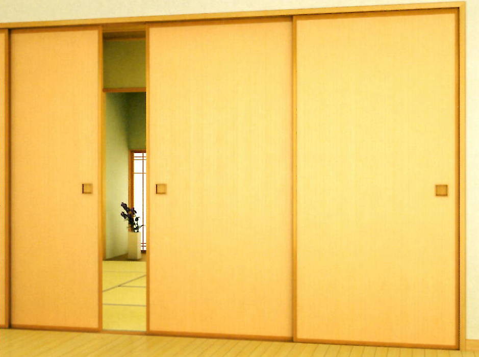 山水　木目調　No.562