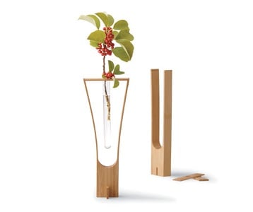 TEORI テオリ　竹　一輪挿し　HOLLOW　ホロウ　花瓶　インテリア小物　おしゃれ雑貨　栃木県家具　東京デザインセンター