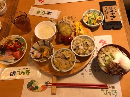 ひな野　ビュッフェ　宇都宮　栃木県　ランチ