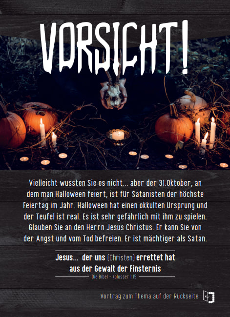 Sag NEIN zu Halloween!