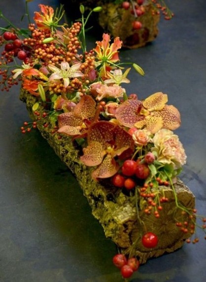 Atelier floral - thème de Noël