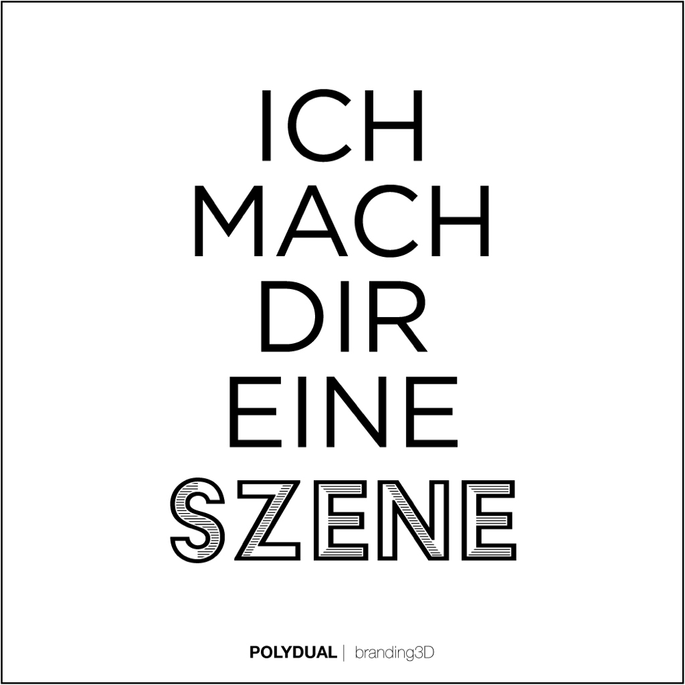 Kreativität ist wenn Prinzipien und Gefühle Spass haben.