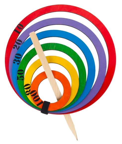 Mit dem Wurfspiel RingGo werden Farben, Zahlen und Motorik spielend miteinander verknüpft.