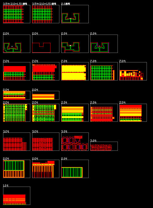 レーザー加工用カットデータ