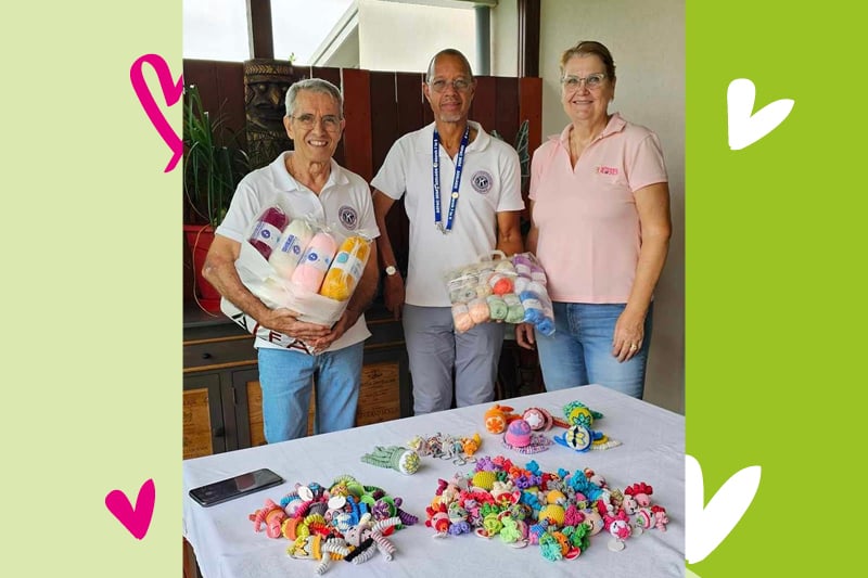 Dons de laine du KIWANIS MONT DORE