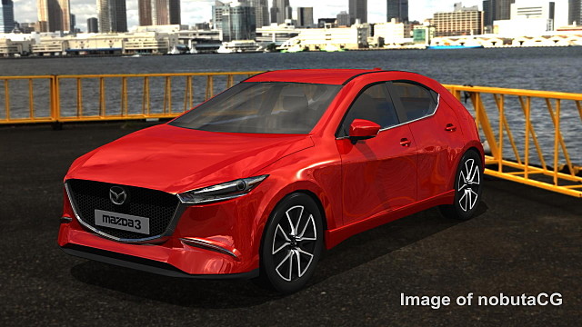 新型アクセラ予想CG