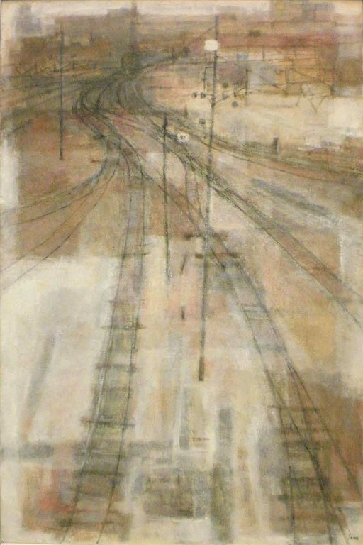 辿る　50号　油彩