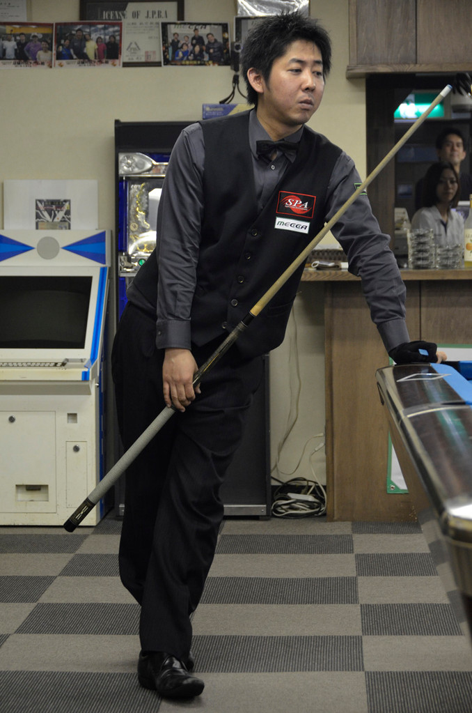 喜島選手が大逆転でセットカウント5-3で勝利